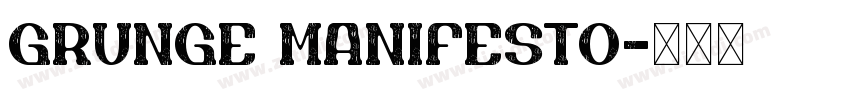 grunge manifesto字体转换 grunge manifesto字体转换